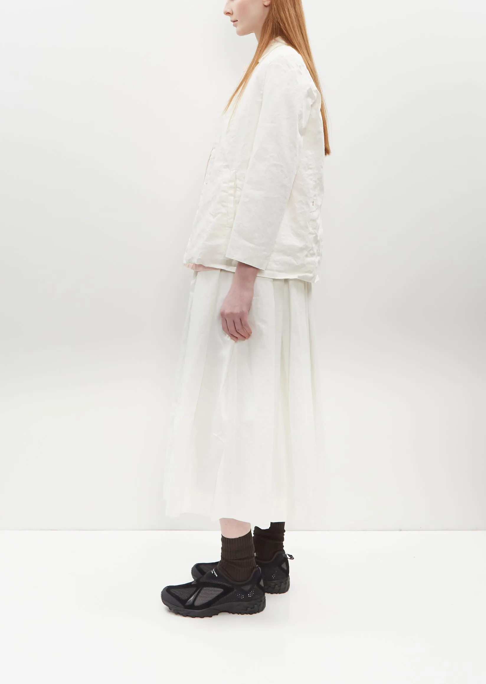 Air Linen-Cotton Jacket — Off White