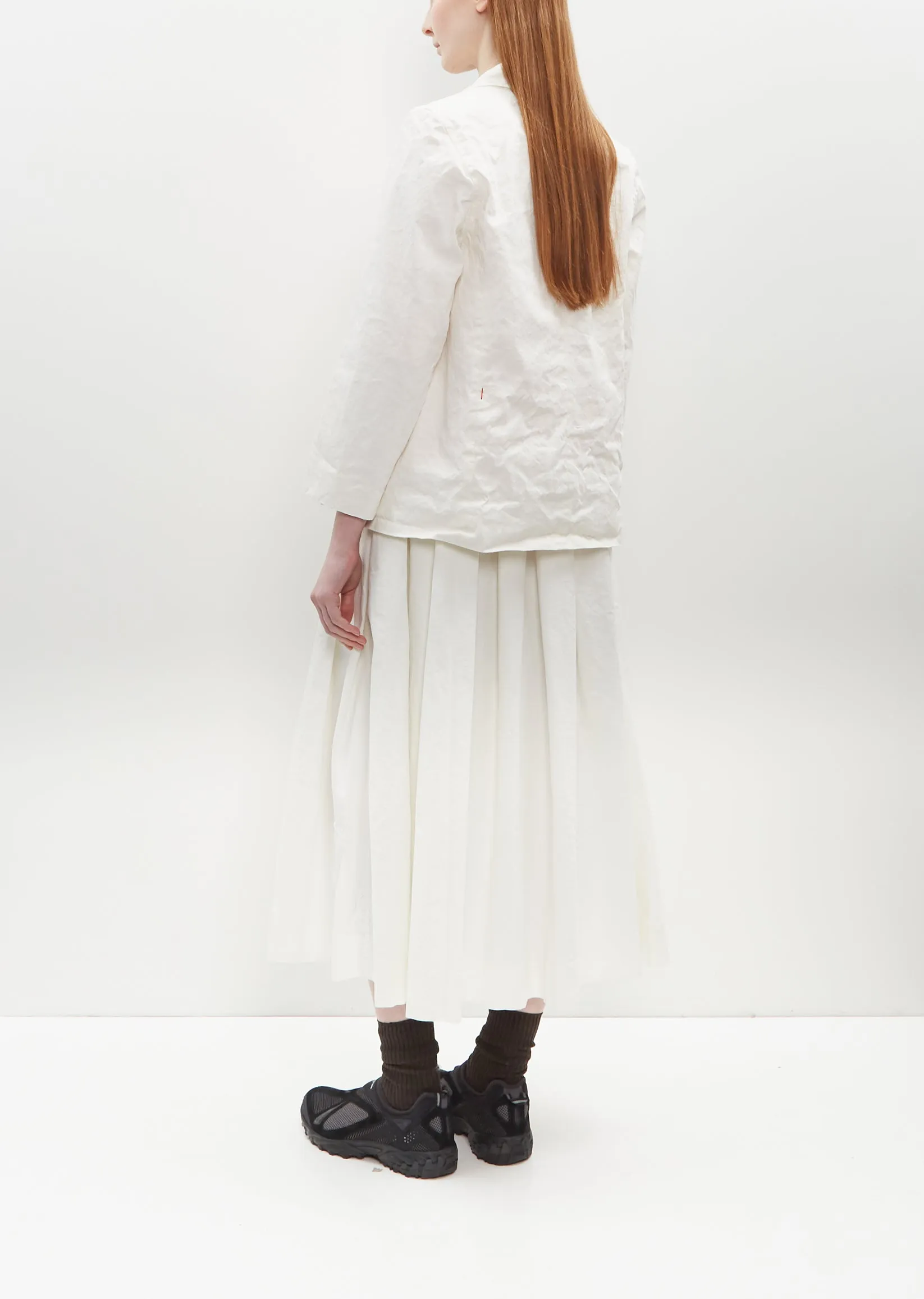 Air Linen-Cotton Jacket — Off White