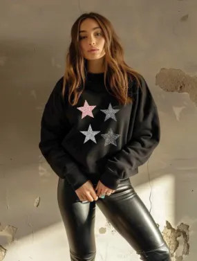 ALL STARS SWEATER - BLACK