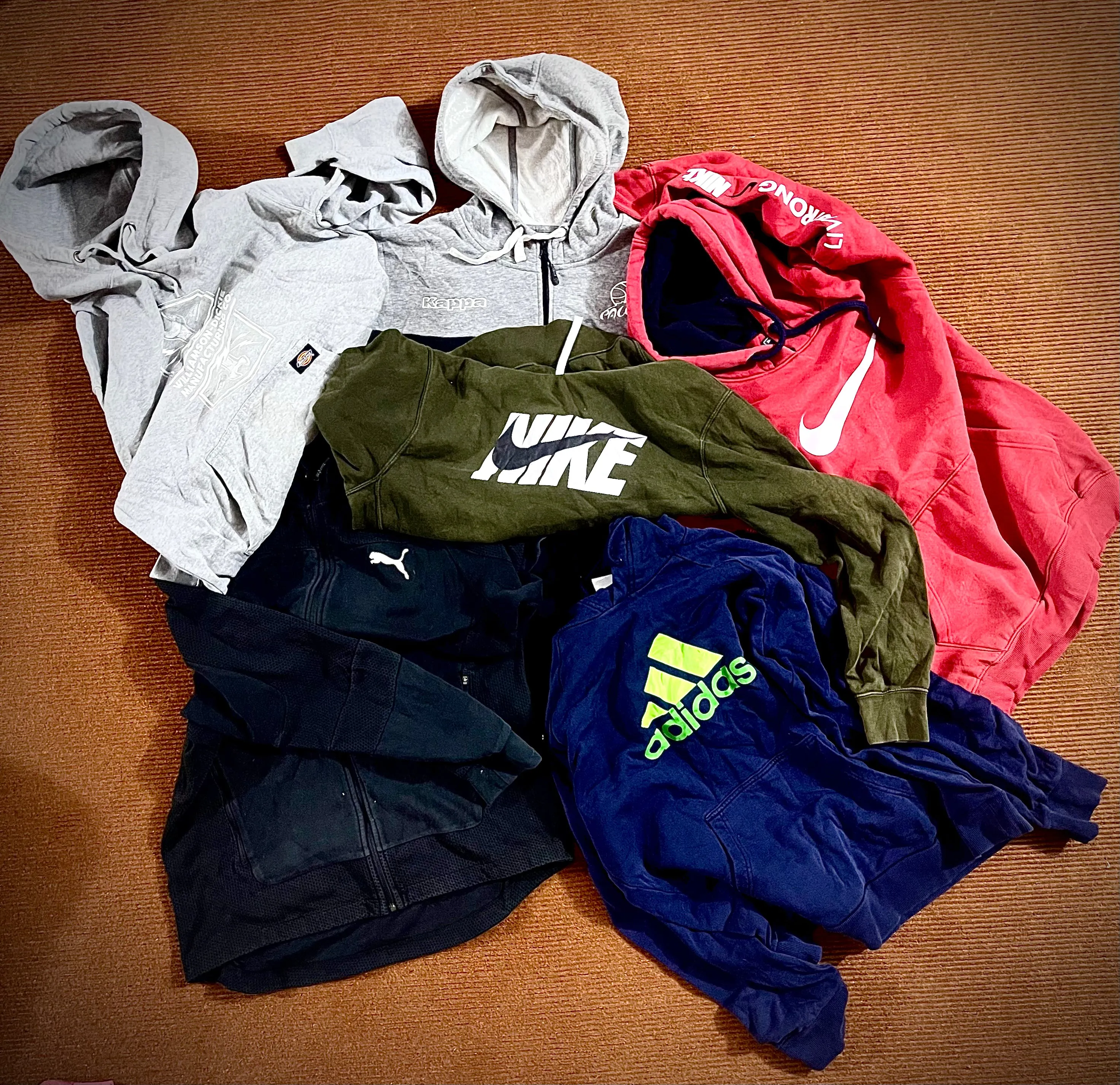 Branded Nike,Adidas, kappa & puma hoodies-----10pcs