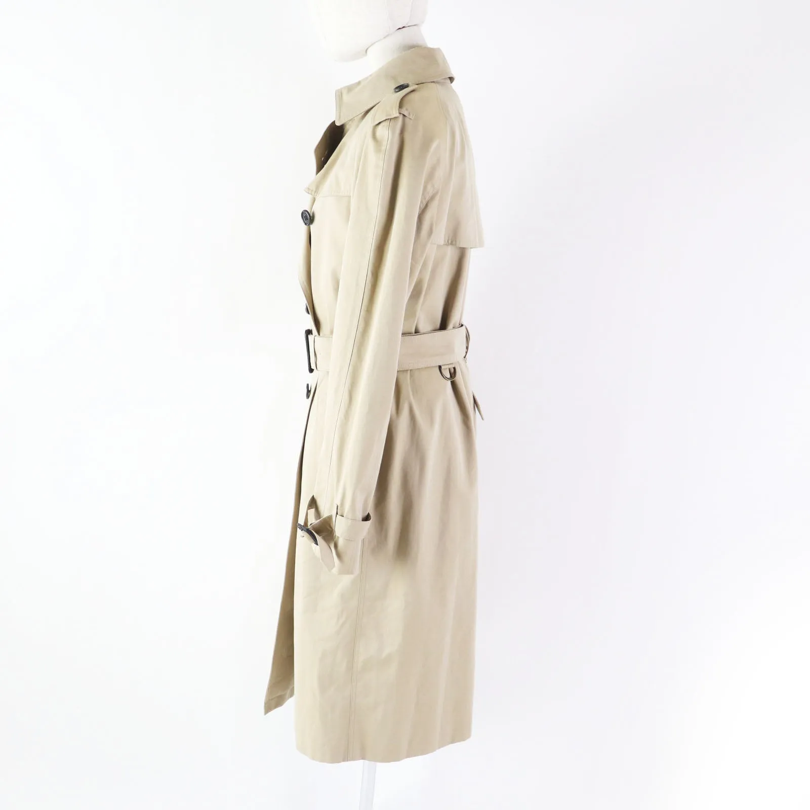 Burberry Cotton Trench Coat Beige 42 Women