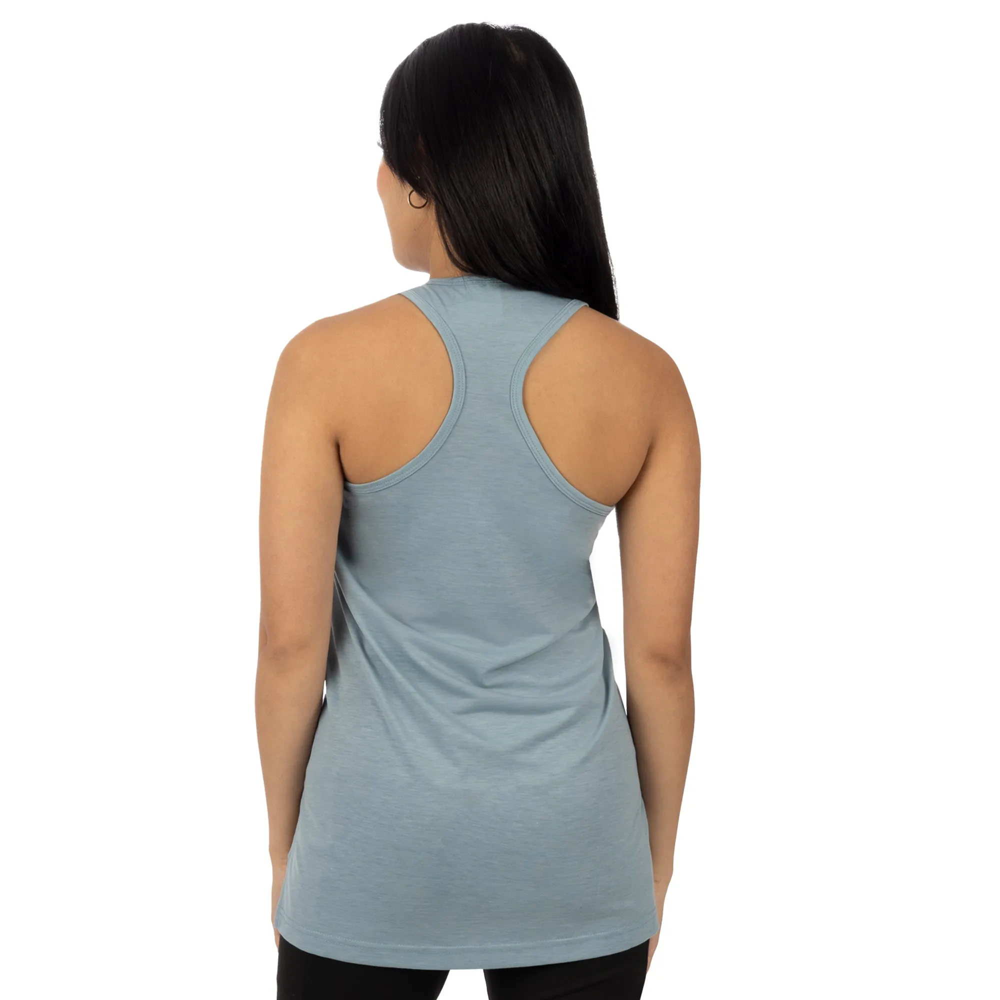 FXR Womens Lotus Active Tank Top Light Steel Blue