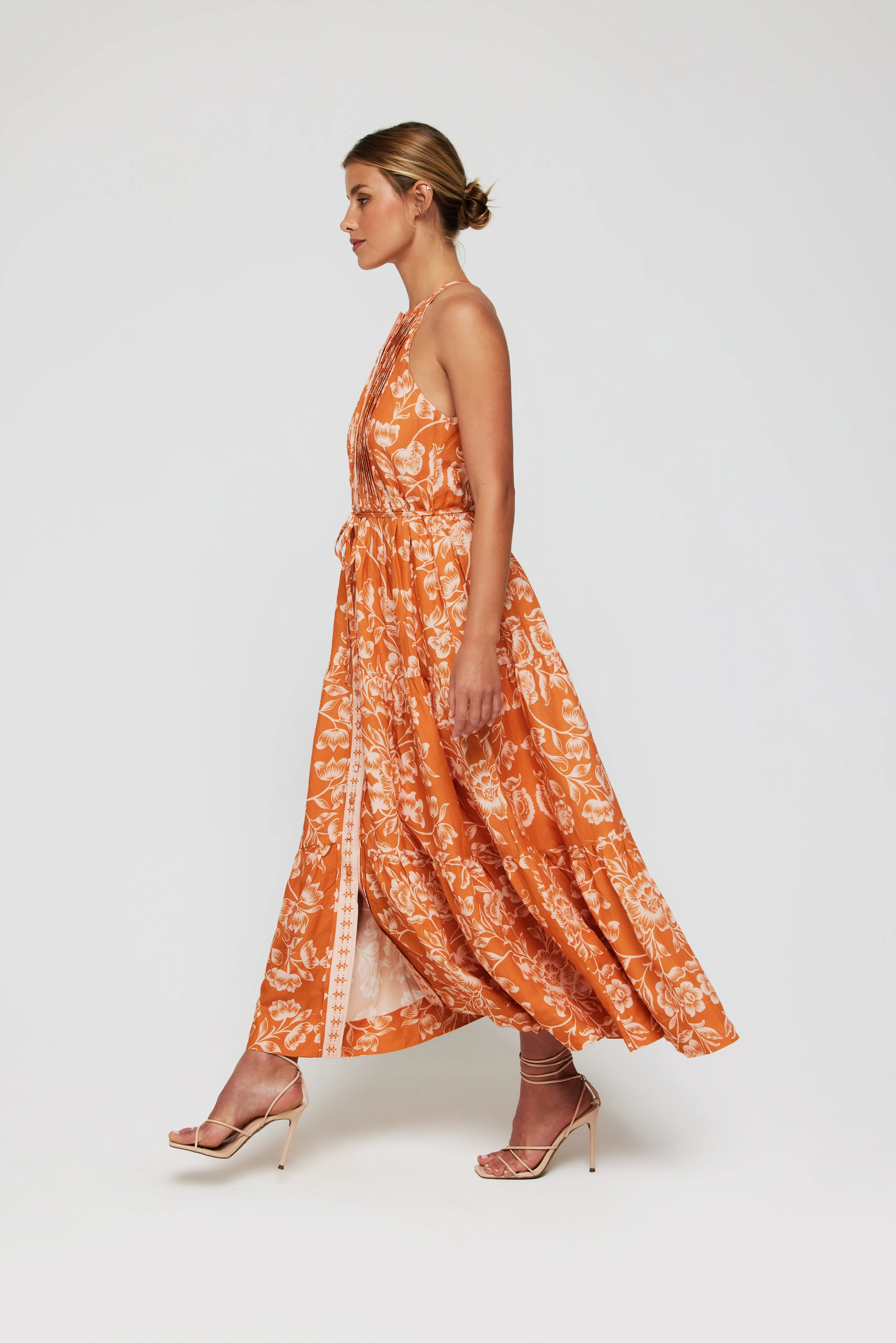 Hilde Maxi Dress - Sicilian Blossoms