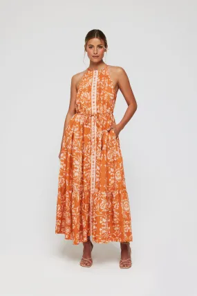 Hilde Maxi Dress - Sicilian Blossoms