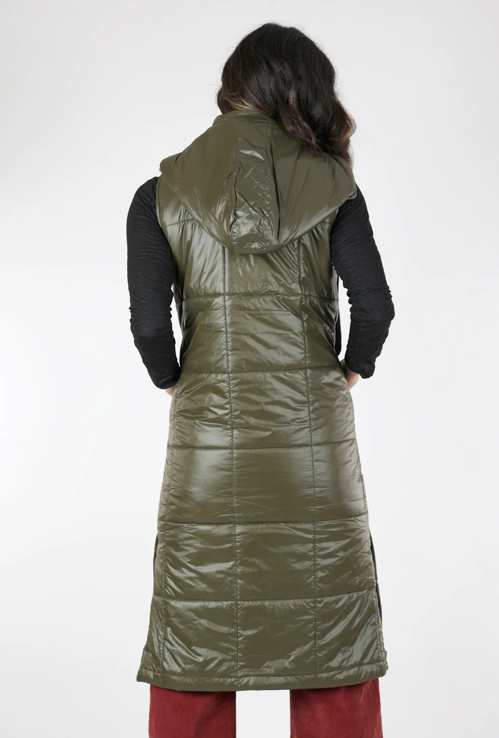 Larisa Puffer Vest, Olive