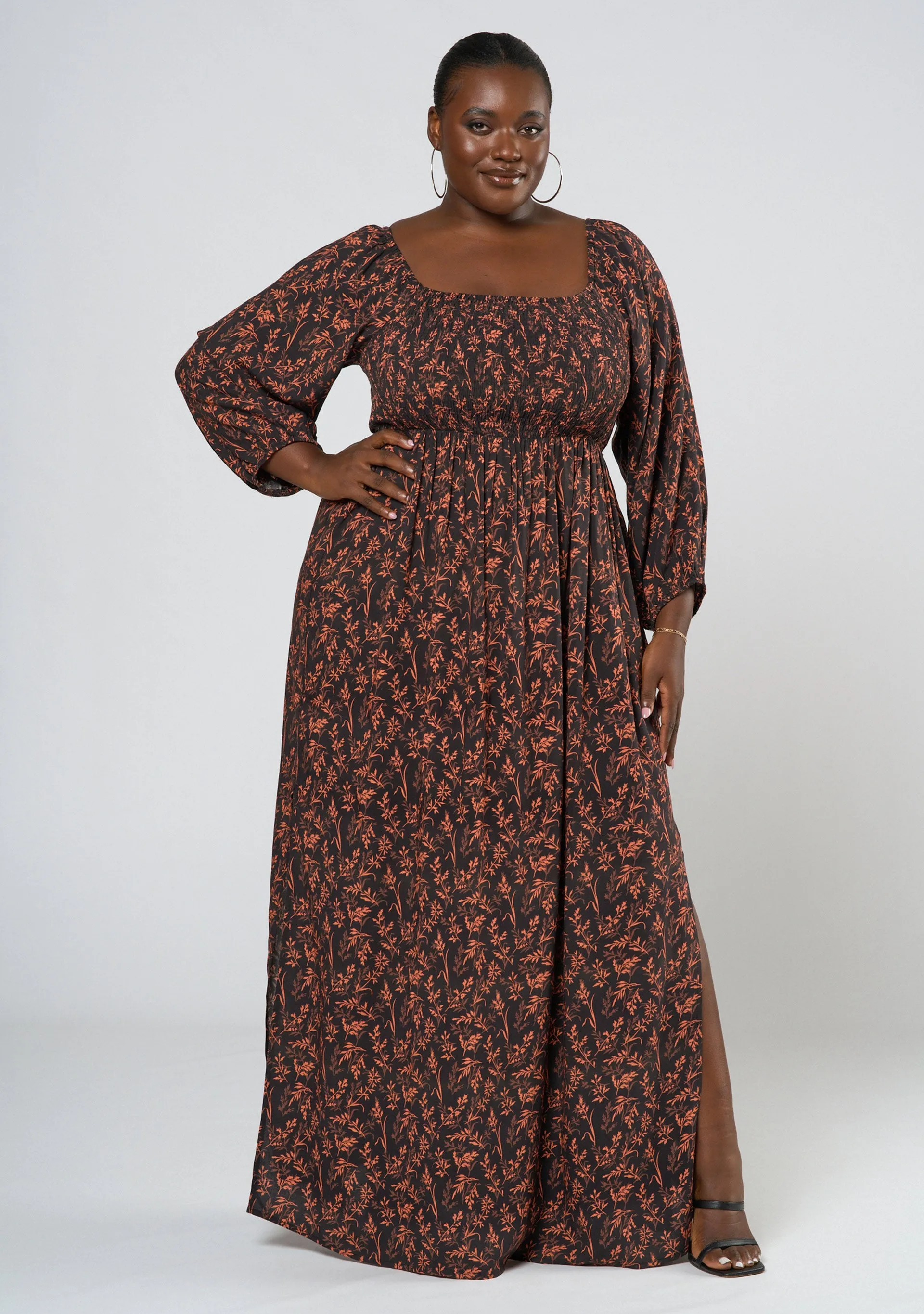 Lilah LS Maxi Dress