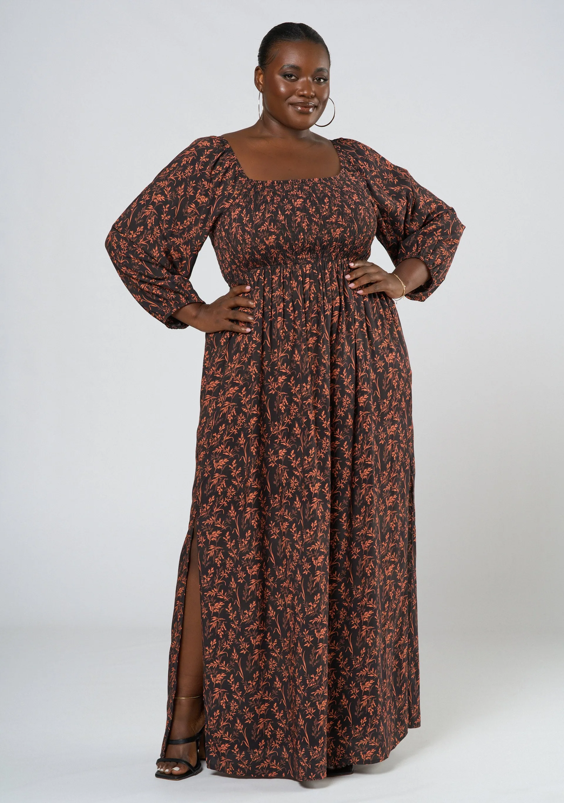 Lilah LS Maxi Dress