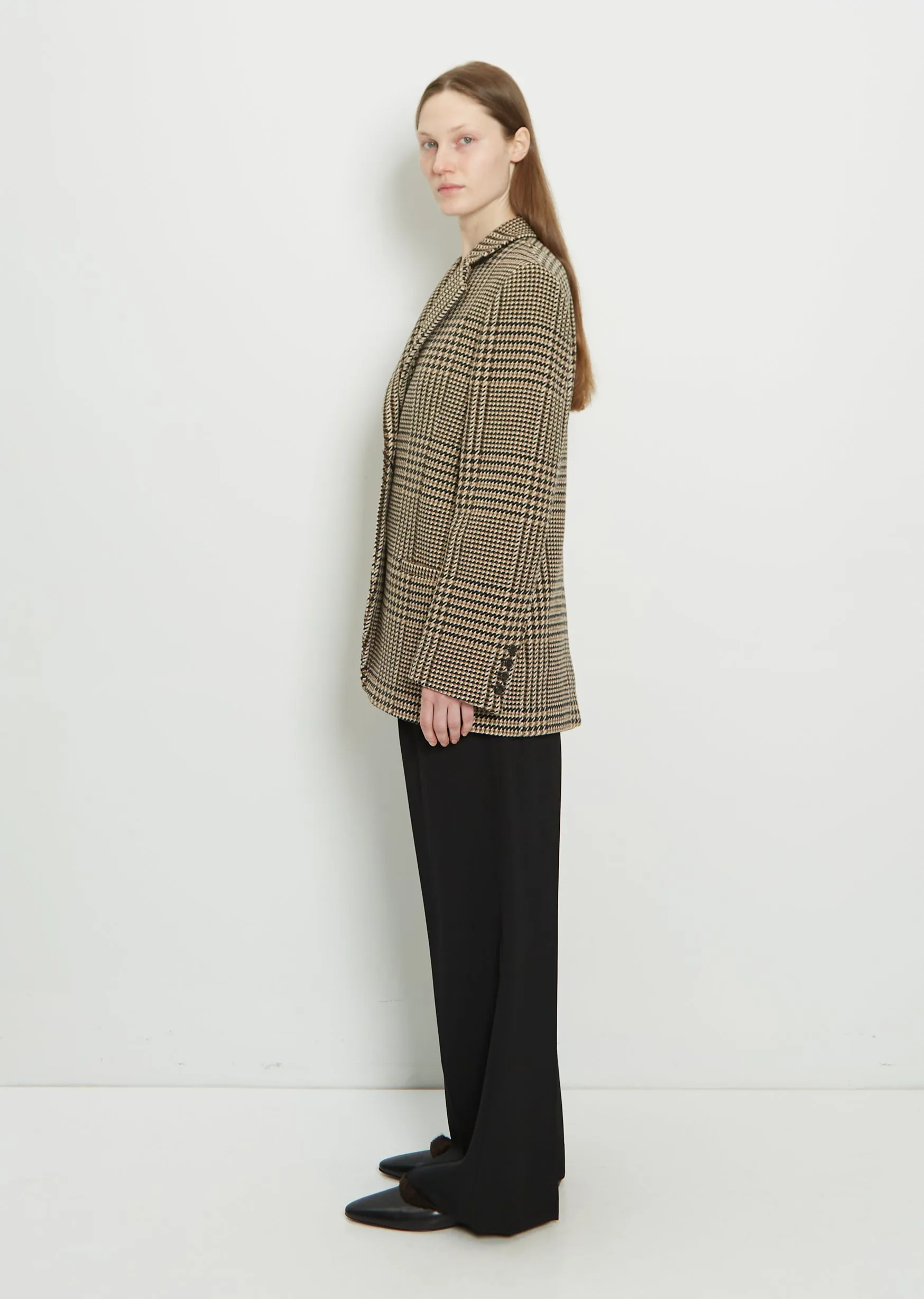 Longline Wool Blazer