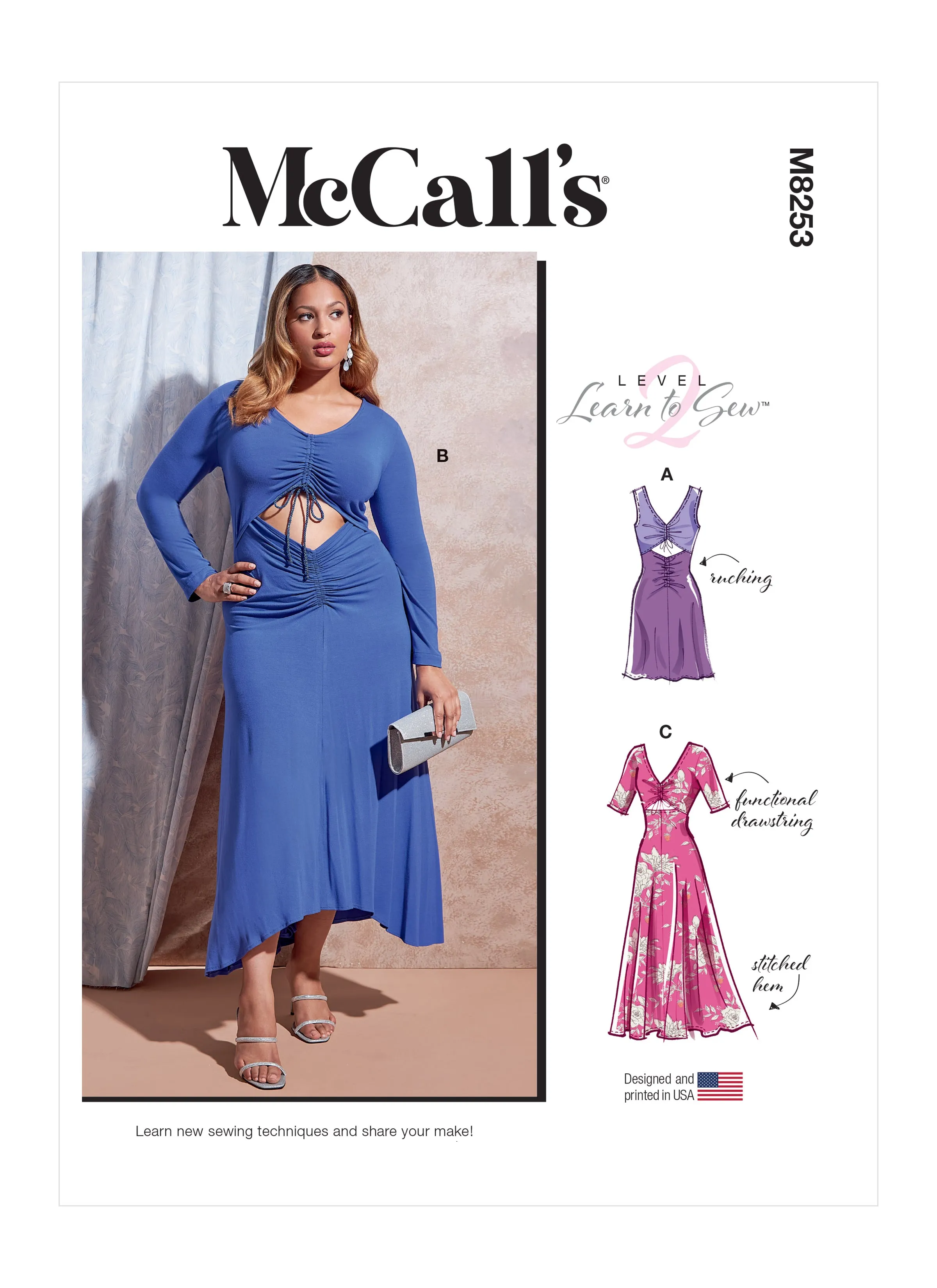 McCall's Sewing Pattern 8253 Misses' and Women's Dresses