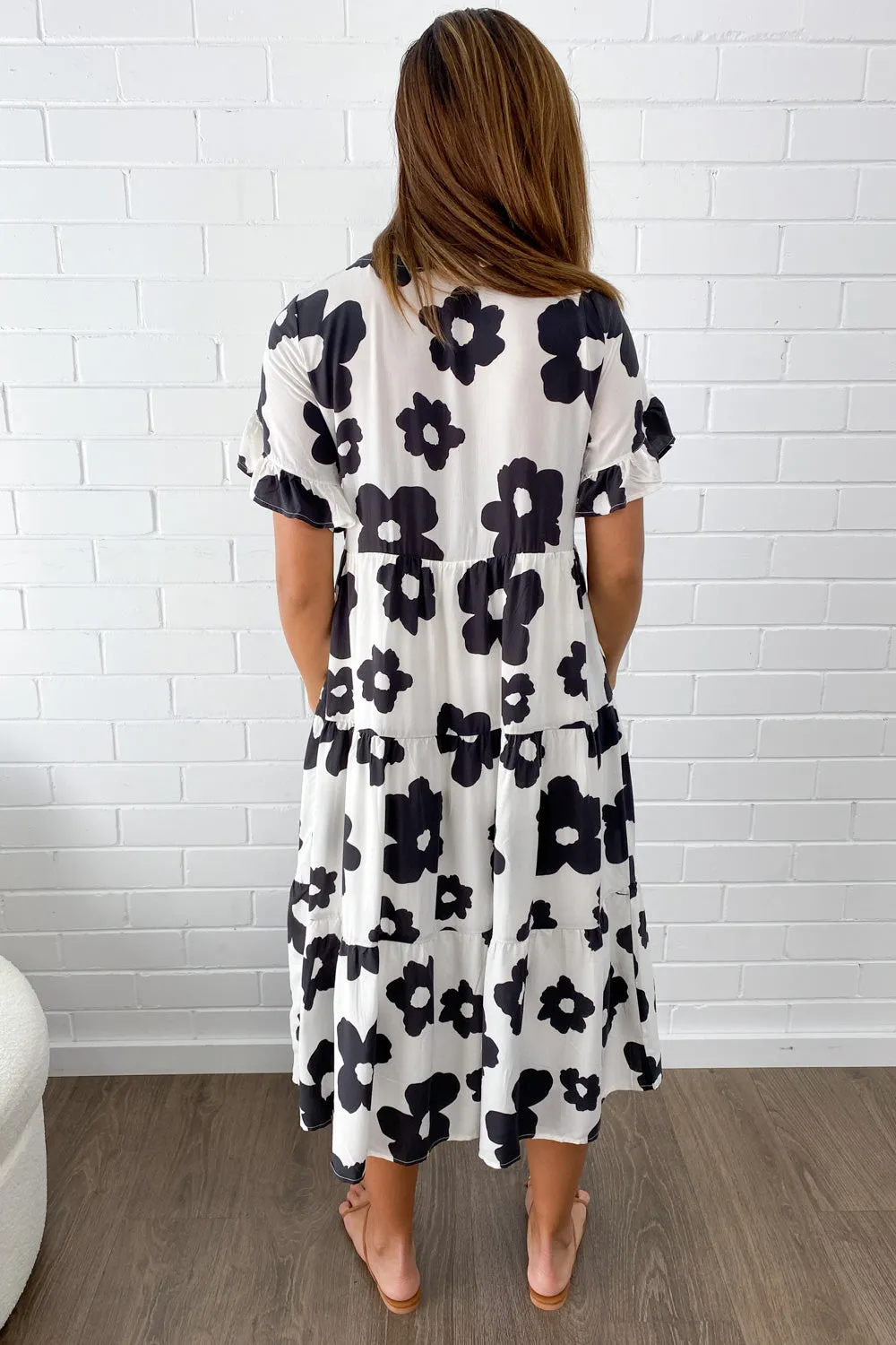 Michelle Midi New Print Dress