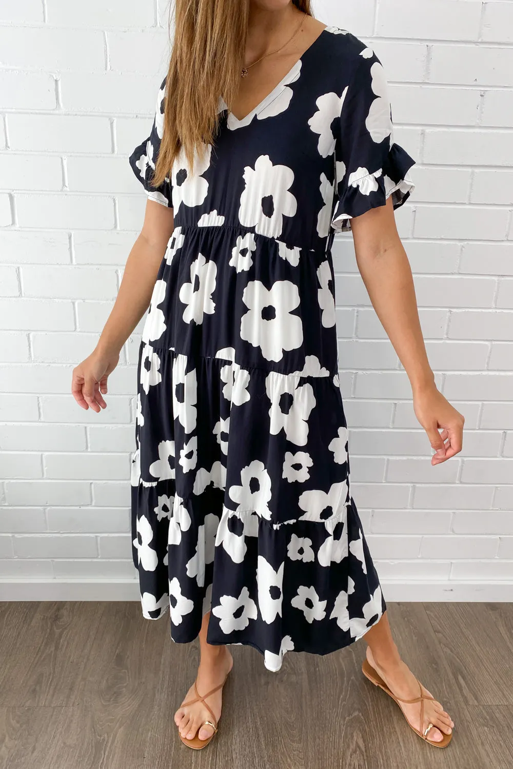 Michelle Midi New Print Dress