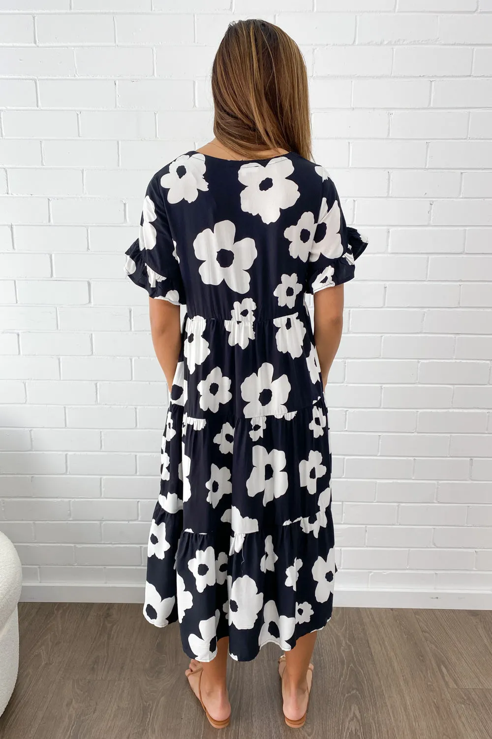 Michelle Midi New Print Dress