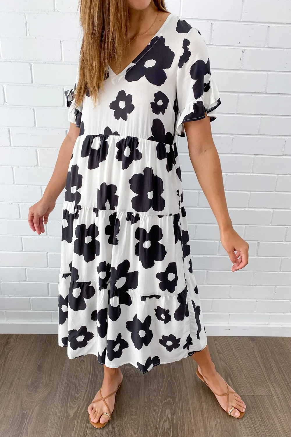 Michelle Midi New Print Dress