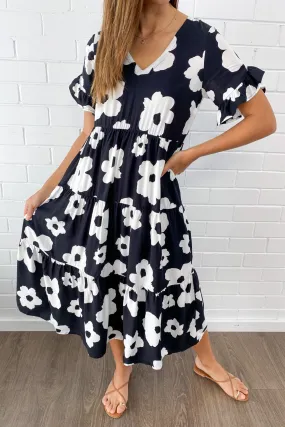 Michelle Midi New Print Dress