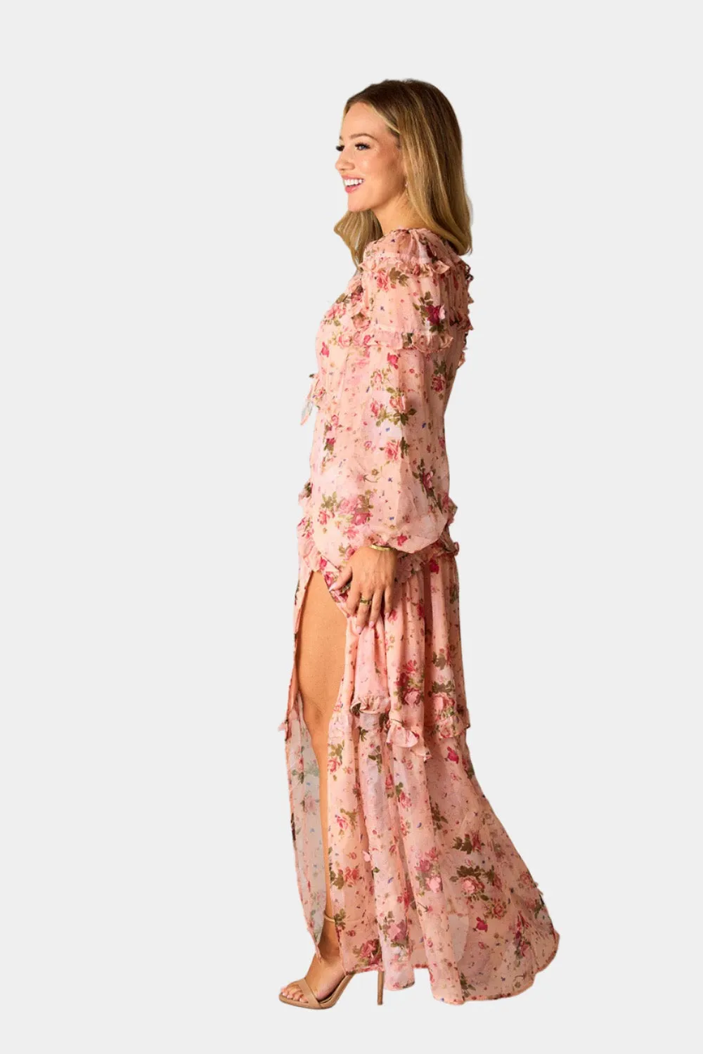 Pia Long Sleeve Maxi Dress - Spellbound