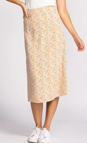 PM Mini Floral Midi Skirt