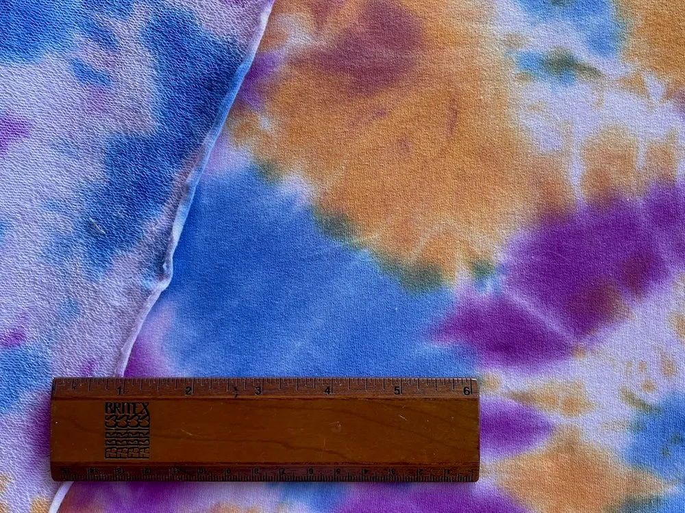 Rich Sherbet Tie-Dye French Terry Cotton Knit (Made in the Netherlands)