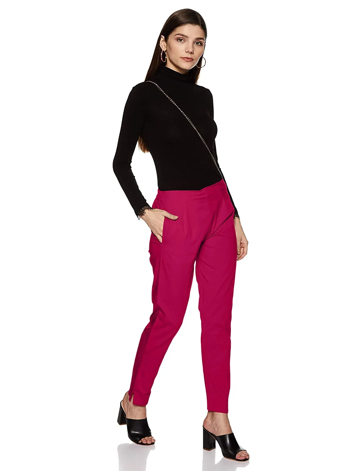 Rupa Softline Pink Women's Cotton Pants