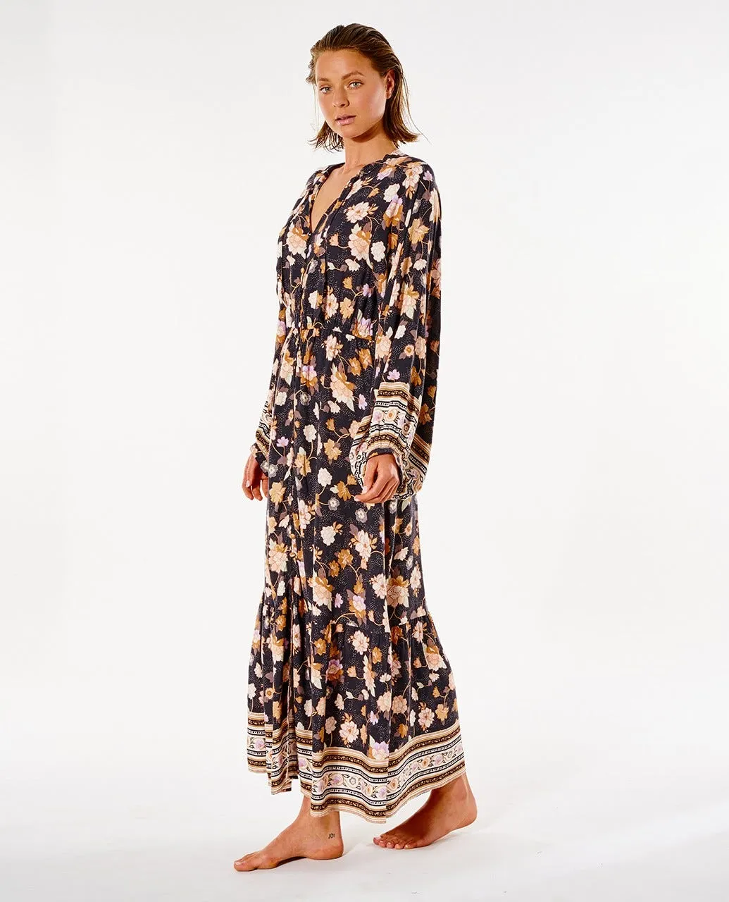 Surf Gypsy Maxi Dress - Black