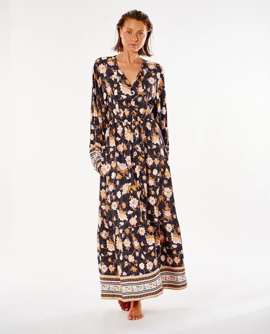 Surf Gypsy Maxi Dress - Black